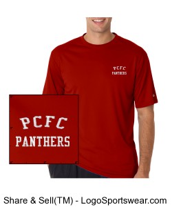 PCFC Red B-Dry Core Short-sleeve Performance Adult Design Zoom